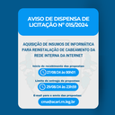 Aviso de Dispensa de Licitação nº 015/2024